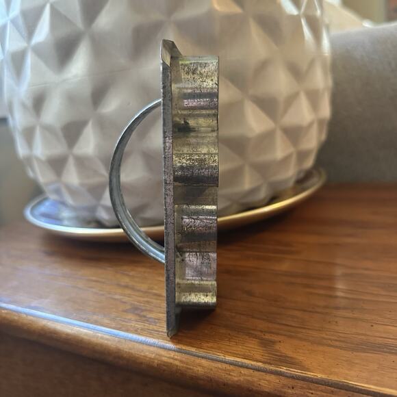 Vintage Primitive GINGERBREAD MAN 5" Cookie Cutter Tin Flat Back Handle Canada - Picture 7 of 11